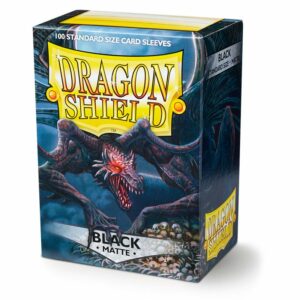 Dragon Shield - Standard Sleeves Matte (100 Sleeves) - Black