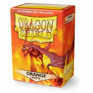 Dragon Shield - Standard Sleeves Matte (100 Sleeves) - Orange