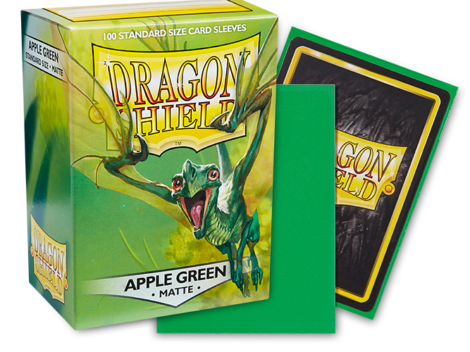 Dragon Shield - Standard Sleeves Matte (100 Sleeves) - Apple Green – Image 4