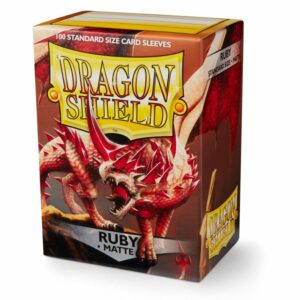 Dragon Shield - Standard Sleeves Matte (100 Sleeves) - Ruby