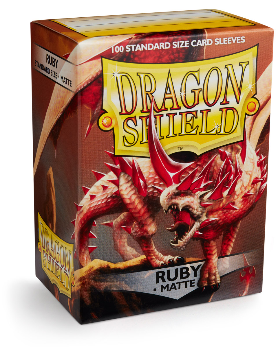 Dragon Shield - Standard Sleeves Matte (100 Sleeves) - Ruby – Image 3