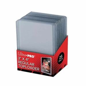 Ultra-Pro - 3" x 4" Thick 75PT Toploader (25 Pieces)
