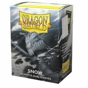 Dragon Shield - Standard Dual Sleeves: Snow [Matte] (100 Sleeves)