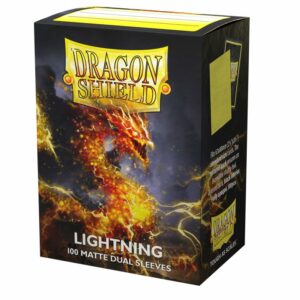 Dragon Shield - Standard Dual Sleeves: Lightning [Matte] (100 Sleeves)