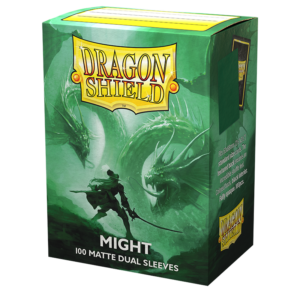Dragon Shield - Standard Dual Sleeves: Might [Matte] (100 Sleeves)