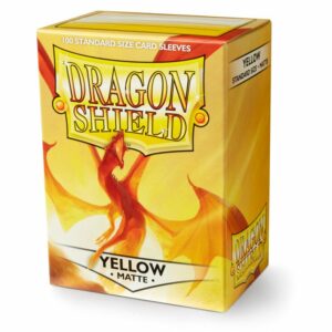 Dragon Shield - Standard Sleeves Matte (100 Sleeves) - Yellow