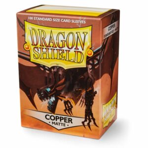 Dragon Shield - Standard Sleeves Matte (100 Sleeves) - Copper