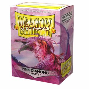 Dragon Shield - Standard Sleeves Matte (100 Sleeves) - Pink Diamond