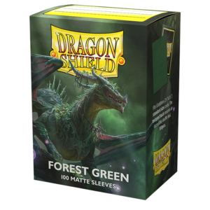 Dragon Shield - Standard Sleeves Matte (100 Sleeves) - Forest Green